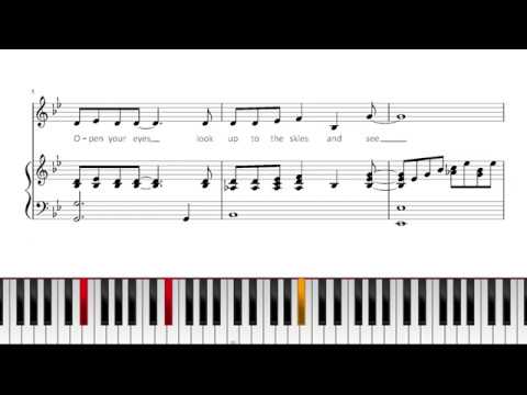 Referéndum Interminable Cadera bohemian rhapsody sheet music - Bb Major