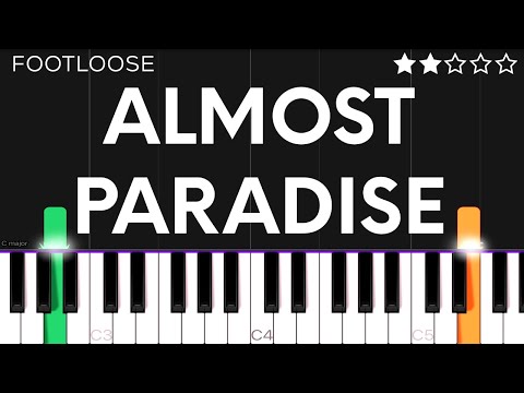 Almost Paradise Sheet Music Footloose Sheet Music - ♪ SHEETMUSIC