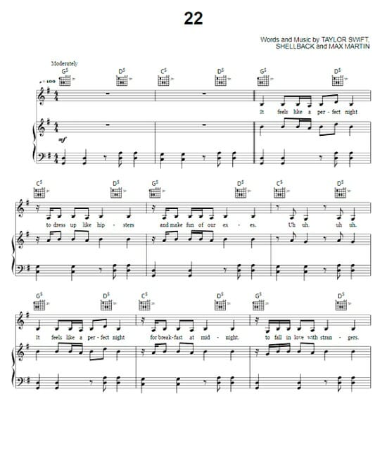 22 printable free sheet music for piano 