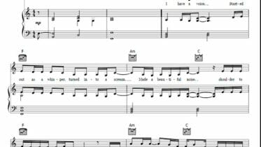 A beautiful noise sheet music pdf