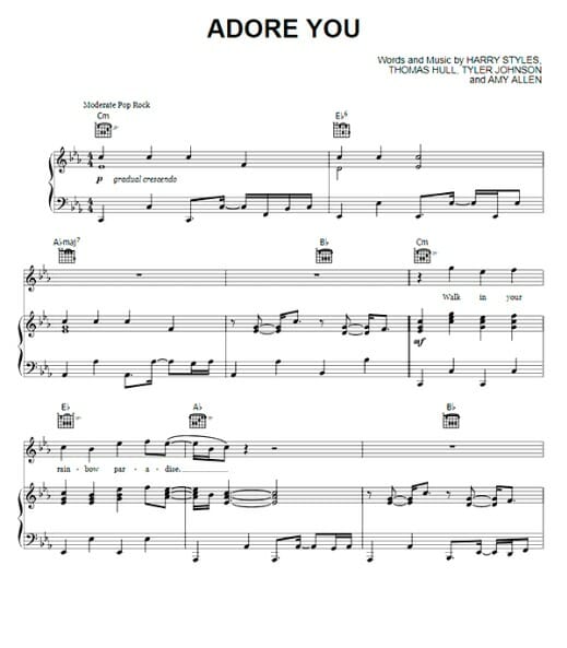 adios printable free sheet music for piano 