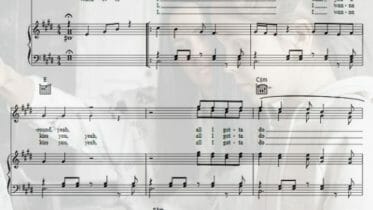 all ive got to do sheet music pdf