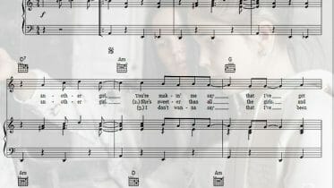 another girl beatles sheet music pdf
