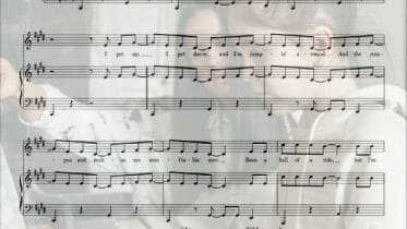 bang sheet music pdf