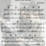 bicycle race sheet music pdf