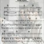 Blue eyes sheet music pdf
