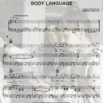 body language sheet music pdf