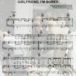 break up with your girlfriend im bored sheet music pdf