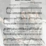bury a friend easy piano sheet music PDF