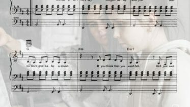 cant fight the moonlight sheet music pdf