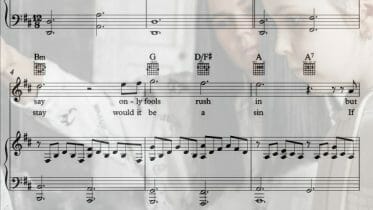 cant help falling in love sheet music pdf