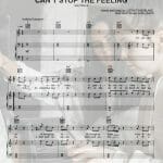 cant stop the feeling sheet music pdf