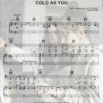 cold as you sheet music pdf