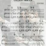 coldest winter sheet music pdf