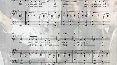 consider yourself sheet music PDF