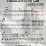 conversations in the dark sheet music PDF