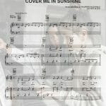 cover me in sunshine sheet music pdf