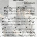 dance again sheet music pdf