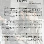 delicate sheet music pdf