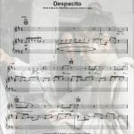 despacito partitura luis fonsi sheet music pdf