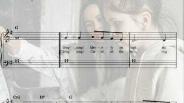 ding dong merrily on high sheet music pdf