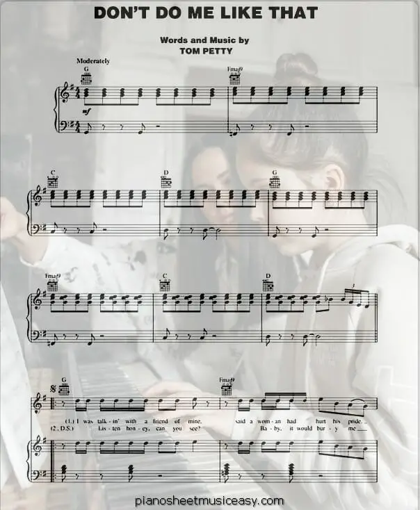 dont do me like that printable free sheet music for piano 