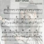 dont speak sheet music pdf