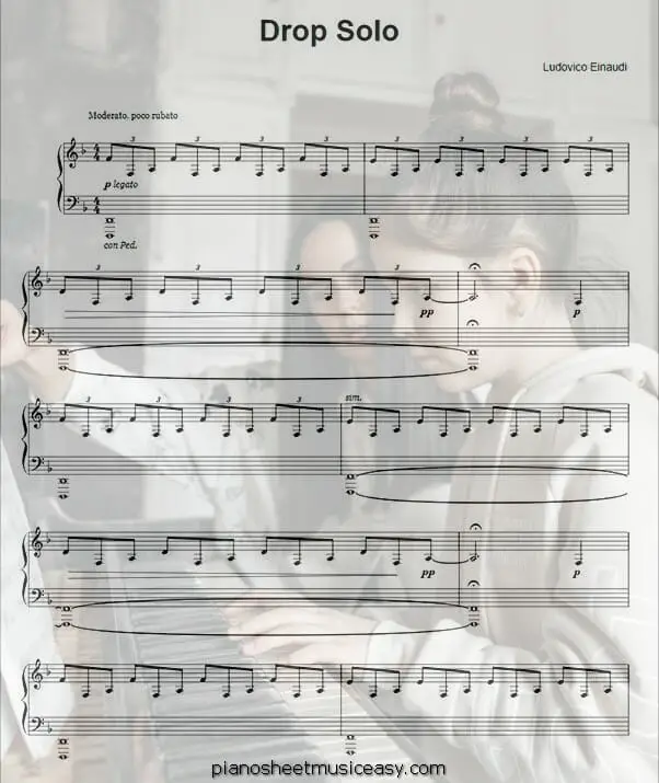 drop printable free sheet music for piano 