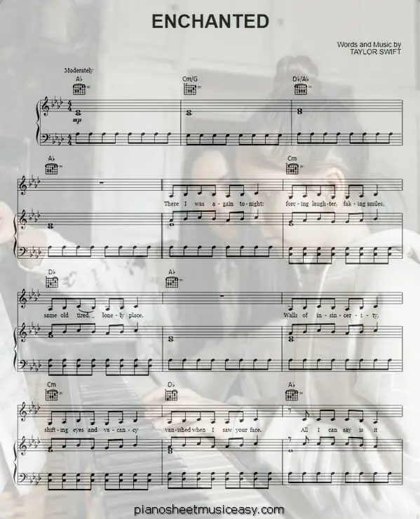 enchanted sheet music pdf