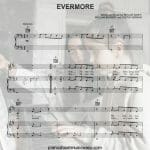 evermore sheet music pdf