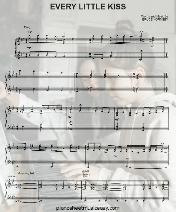 every little kiss sheet music pdf