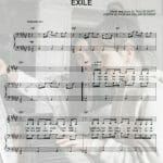 exile sheet music pdf