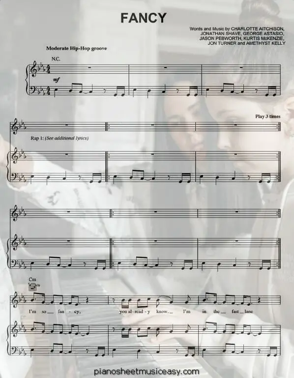 fancy printable free sheet music for piano 