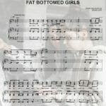 fat bottomed girls sheet music pdf
