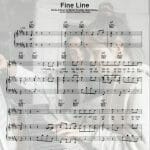 fine line sheet music pdf