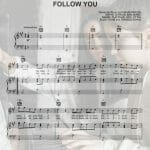 Follow you sheet music PDF