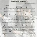 forever winter sheet music pdf