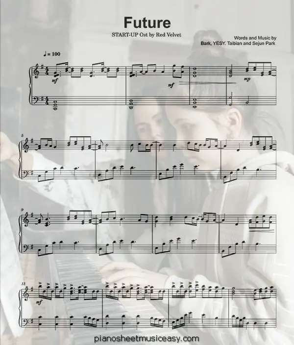 future printable free sheet music for piano 
