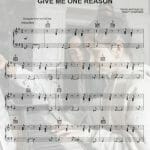 give me one reason sheet music pdf