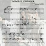 goodbye stranger sheet music pdf