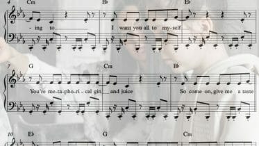 hands to myself sheet music pdf