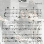happier sheet music pdf