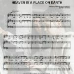 heaven is a place on earth sheet music PDF