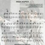 high hopes sheet music pdf