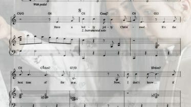 holly jolly christmas sheet music pdf