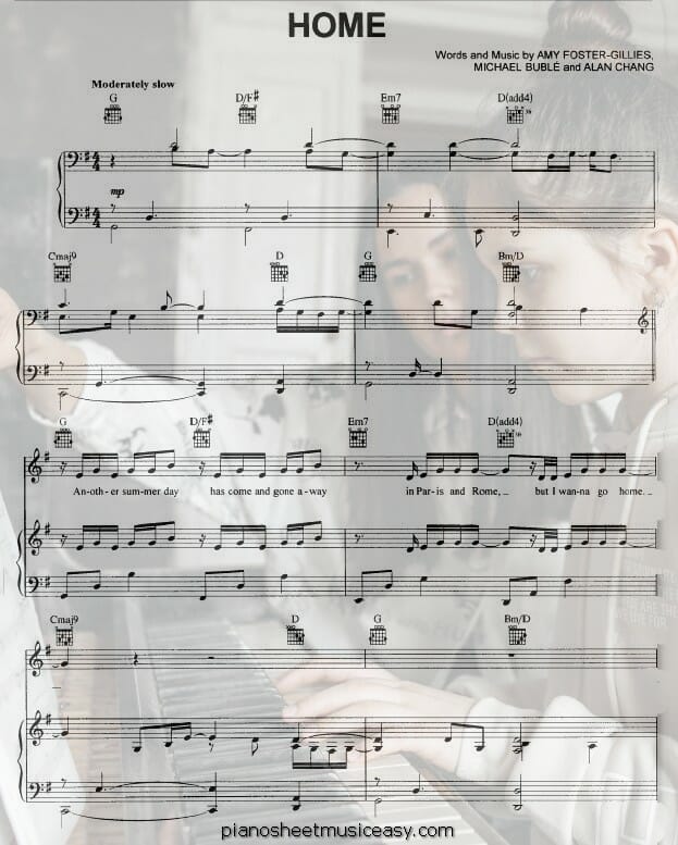 home michael buble printable free sheet music for piano 