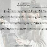 hymne a la nuit flute sheet music pdf
