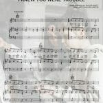 i knew you were trouble sheet music pdf