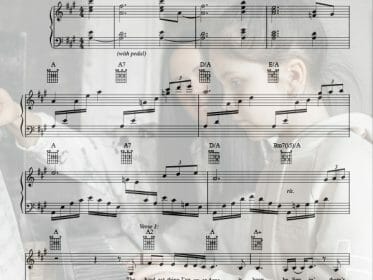 I need to be in love sheet music -scale A Major