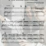 if the world was ending sheet music pdf